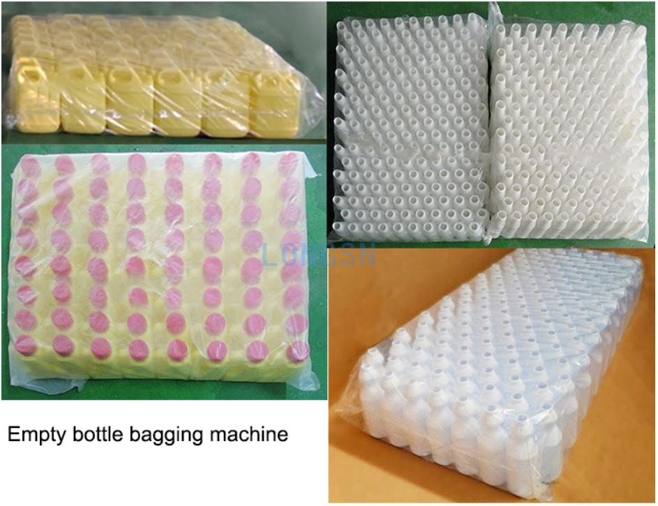 Machine à emballer automatique de sac de bouteille d'animal familier de hdpe pp d'emballeur de bouteille vide en plastique