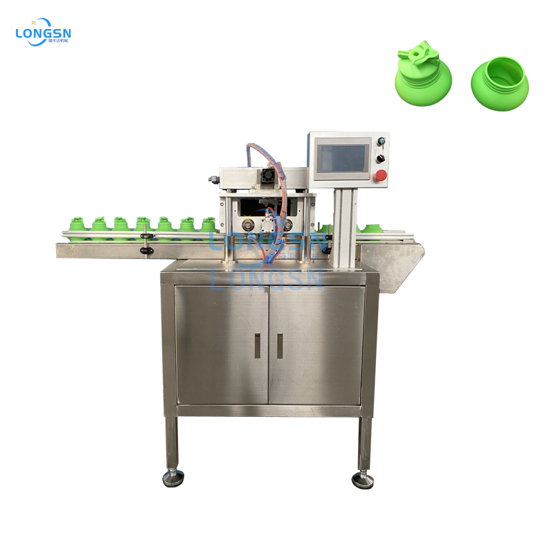 Machine automatique de découpe de bouche de goulot de bouteille en plastique