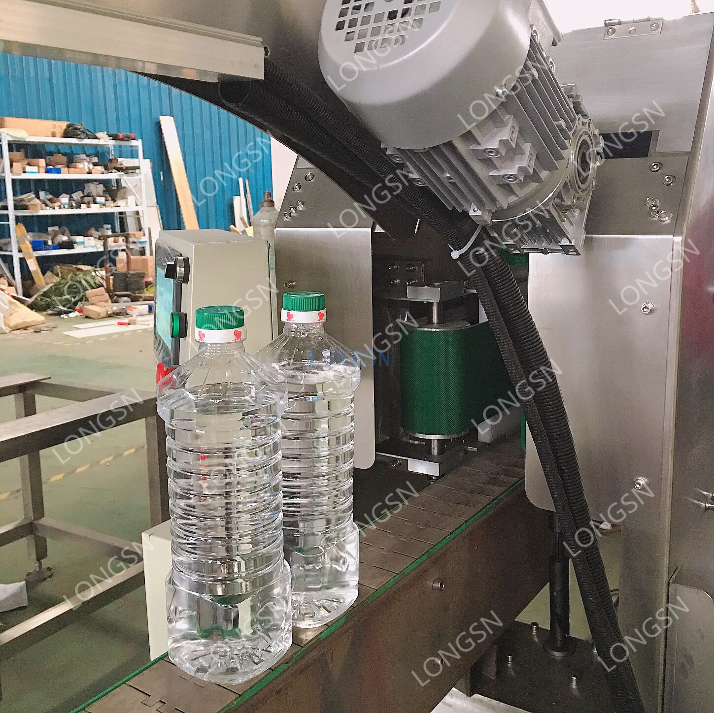 Machine automatique de presse d'applicateur d'anneau de poignée de cou de bouteille d'huile d'eau d'ANIMAL FAMILIER à grande vitesse