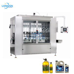 Machine de remplissage de détergent pour désinfectant pour les mains / huile de piston de bouteille de type linéaire automatique
